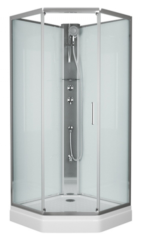 Душевая дверь GuteWetter Practic Door GK-402 90 (матовый хром/стекло бесцветное) фото 2 душевая дверь gutewetter practic door gk-402 90 (матовый хром/стекло бесцветное) фото 2