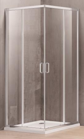 Душевой уголок Adema Glass Line Vierkant 80x80 стекла матовые, профиль хром душевой уголок adema glass line vierkant 80x80 стекла матовые, профиль хром