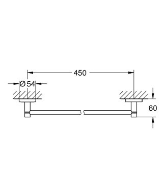 Ручка для ванны Grohe Essentials 40421001 фото 3 ручка для ванны grohe essentials 40421001 фото 3