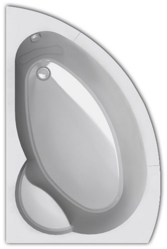 Ванна акриловая Aquatek Аякс 2 170х110 L с экраном и каркасом ванна акриловая aquatek аякс 2 170х110 l с экраном и каркасом