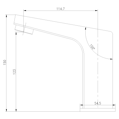 Душевой уголок Gutewetter Practic Rectan GK-402 100x90 (матовый хром/стекло бесцветное) фото 3 душевой уголок gutewetter practic rectan gk-402 100x90 (матовый хром/стекло бесцветное) фото 3